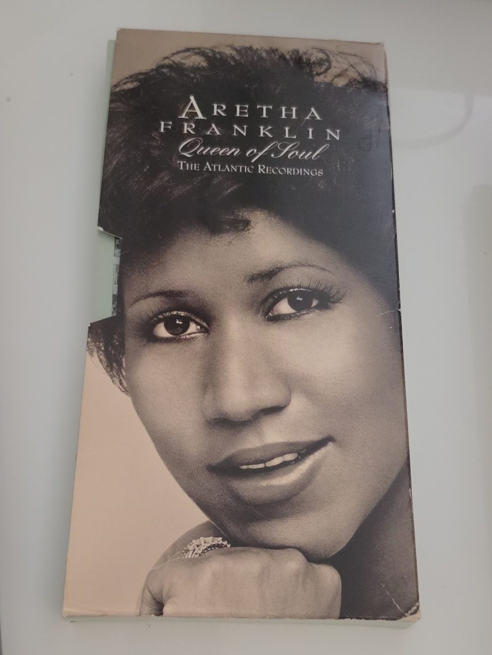 Aretha Franklin "Queen of Soul" Boxed Set - Black & Cream Cover